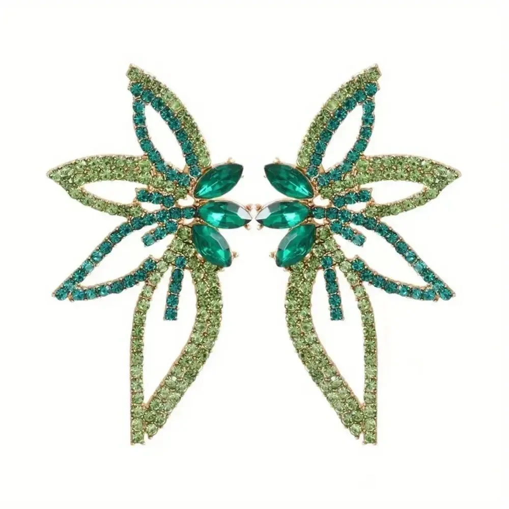 Green Leaf Earrings A1446